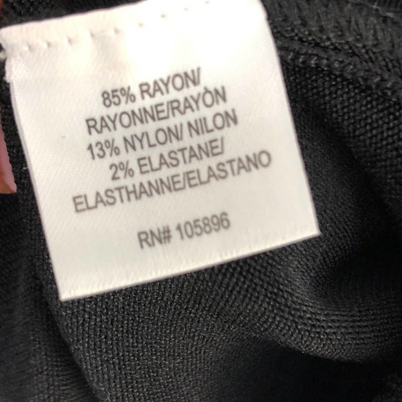 Worth New York Black Top with Fringe Detailing - Picture 16 of 16